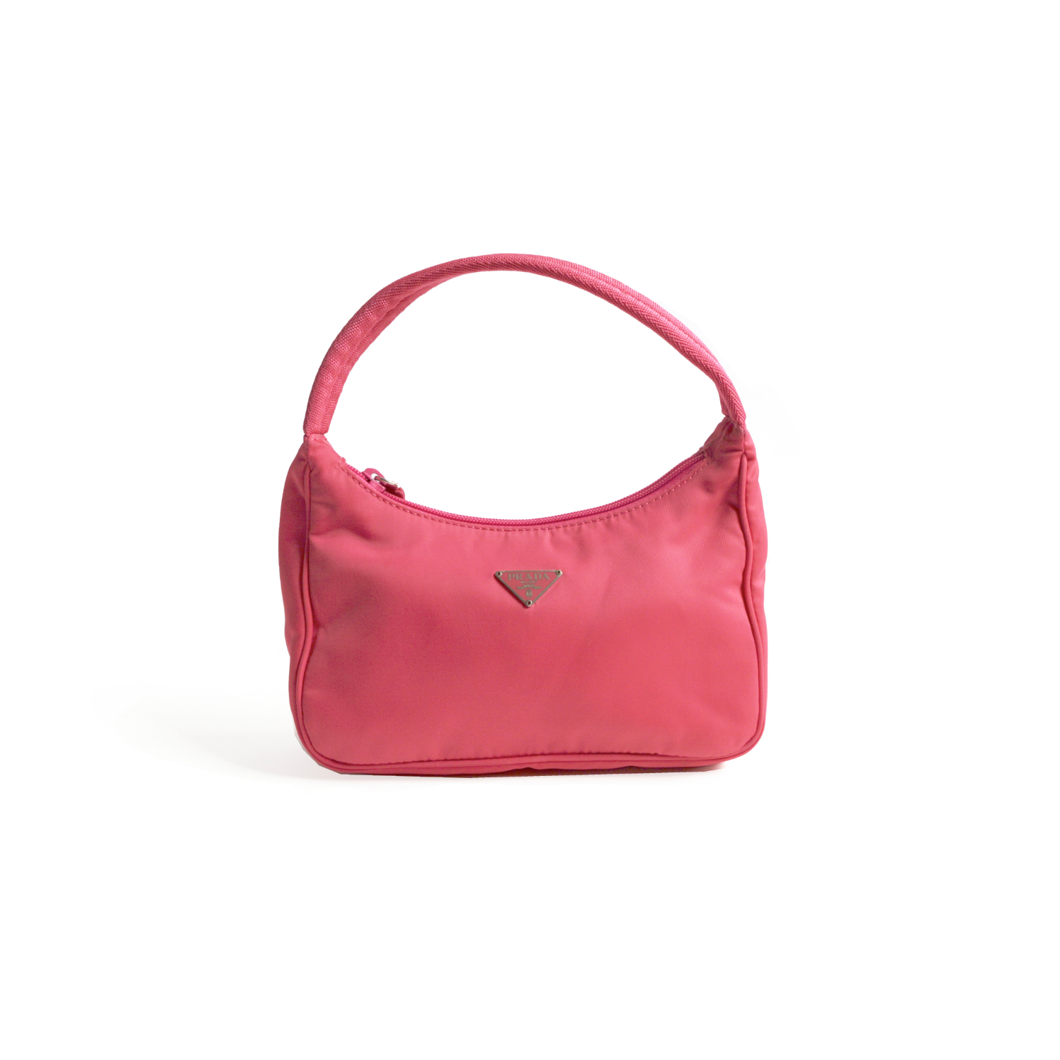 Prada Nylon Hobo Bag Pink Slip Paul Smith
