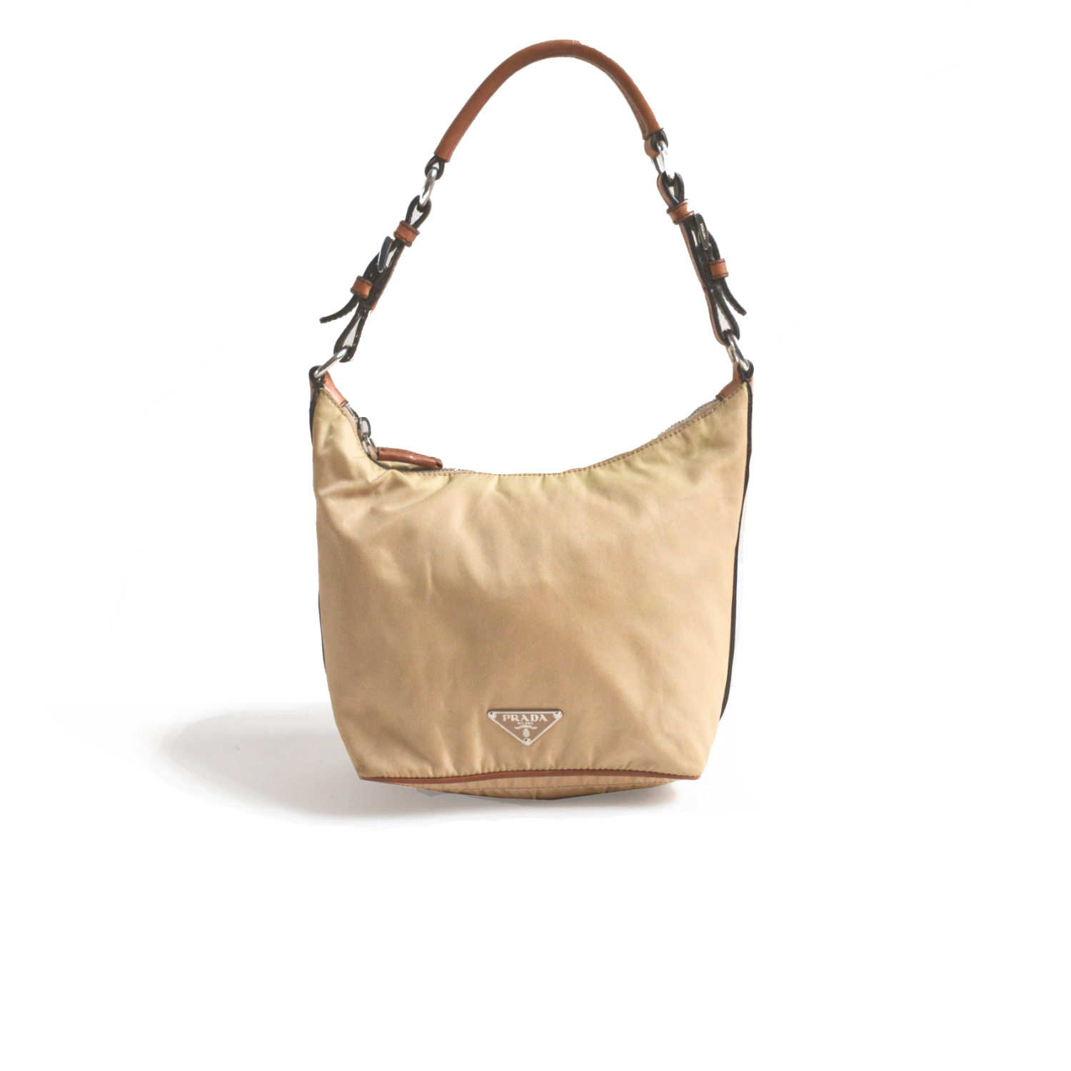 prada nylon beige