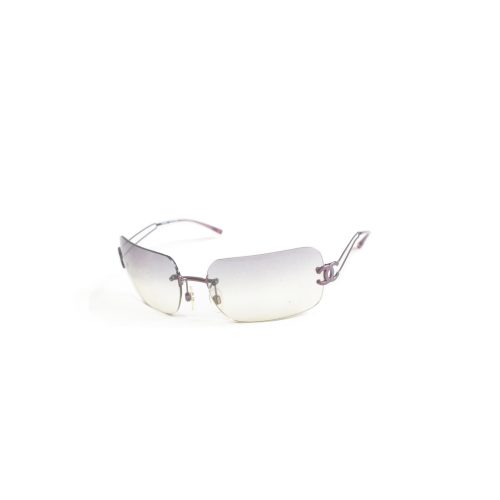 Vintage Chanel Rimless Ombre Sunglasses in Lilac Purple | NITRYL
