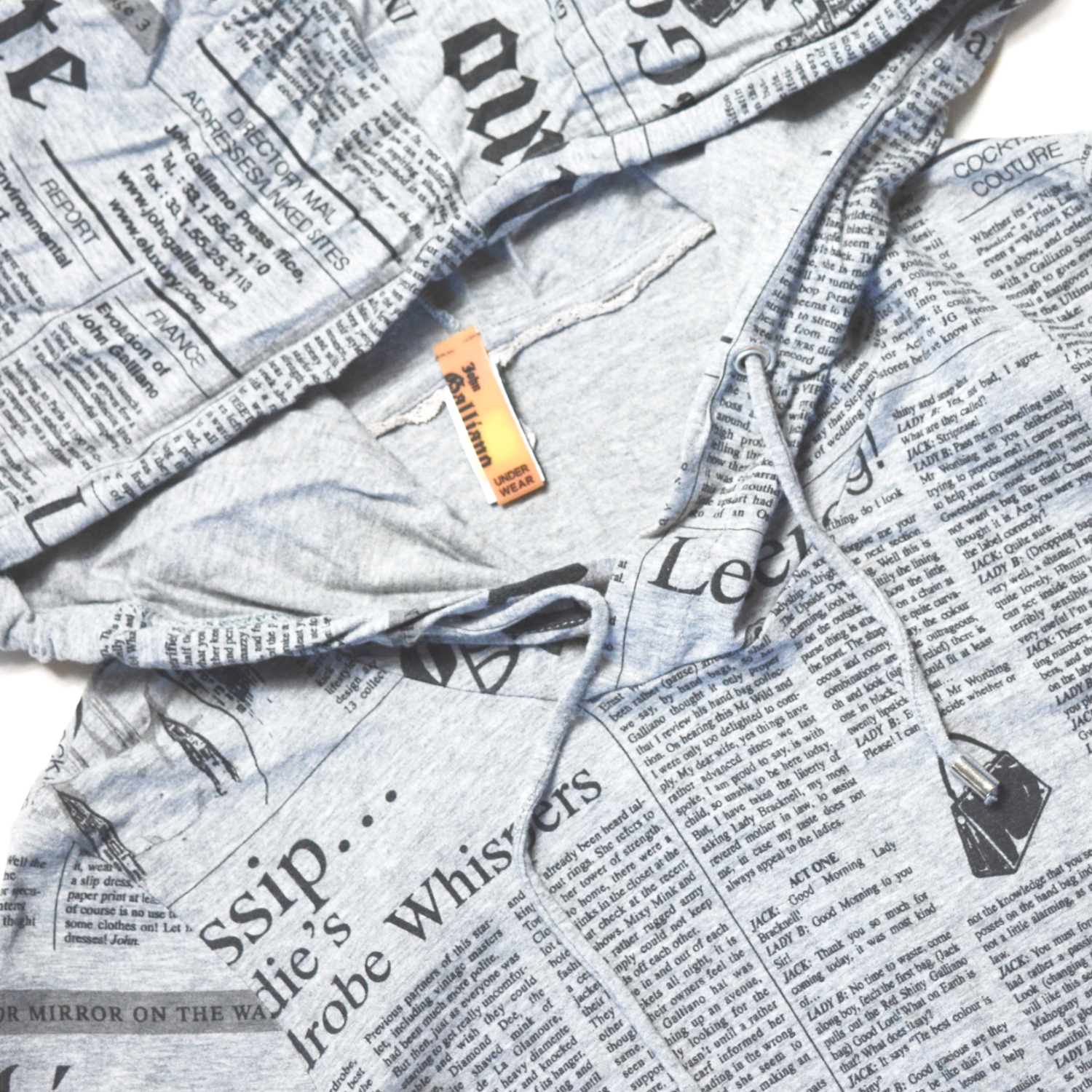 john galliano hoodie