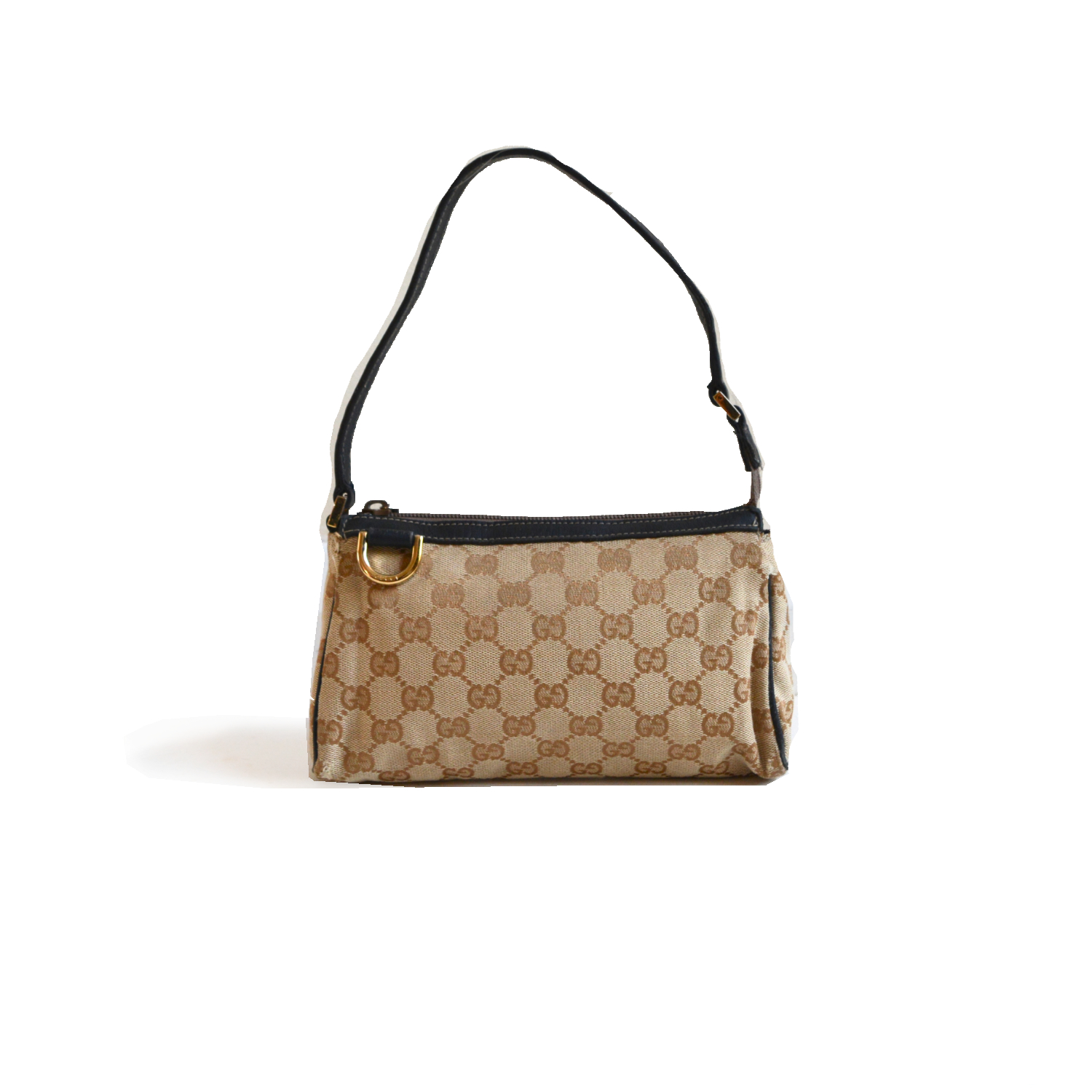 Gucci Monogram Pochette Mini Shoulder Bag in Beige | Nitryl