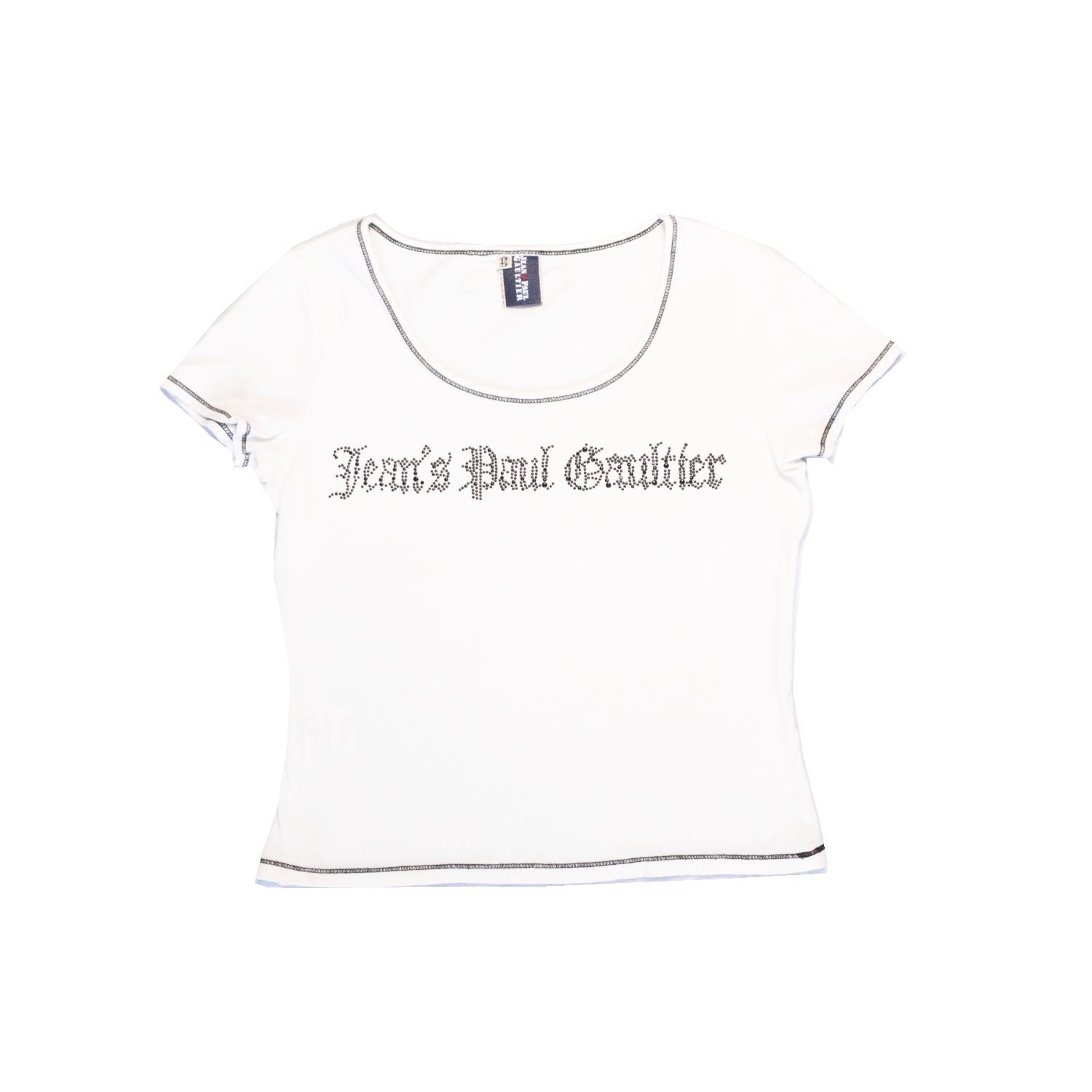 Jean Paul Gaultier Studded Spellout T-Shirt | NITRYL