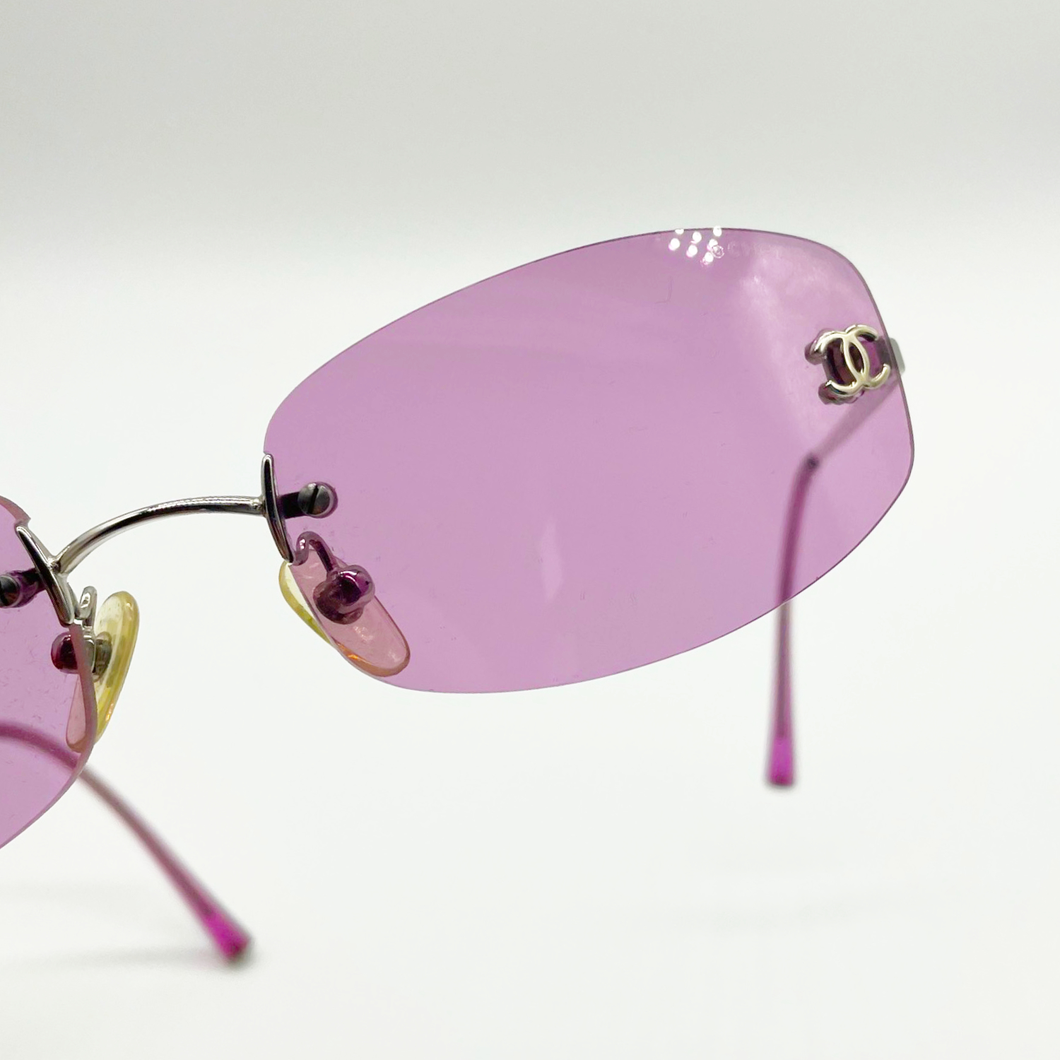 chanel purple sunglasses