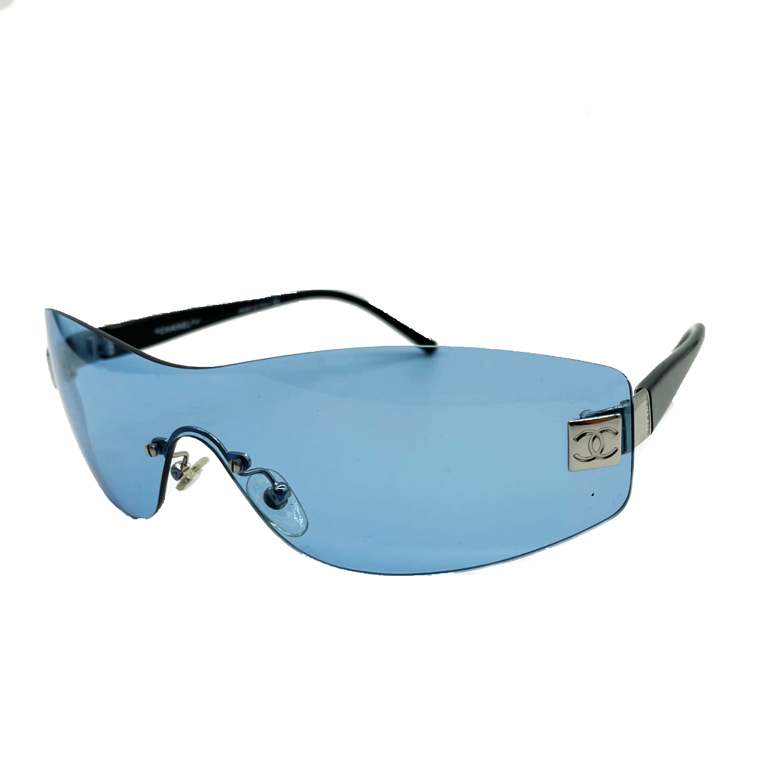 chanel visor sunglasses