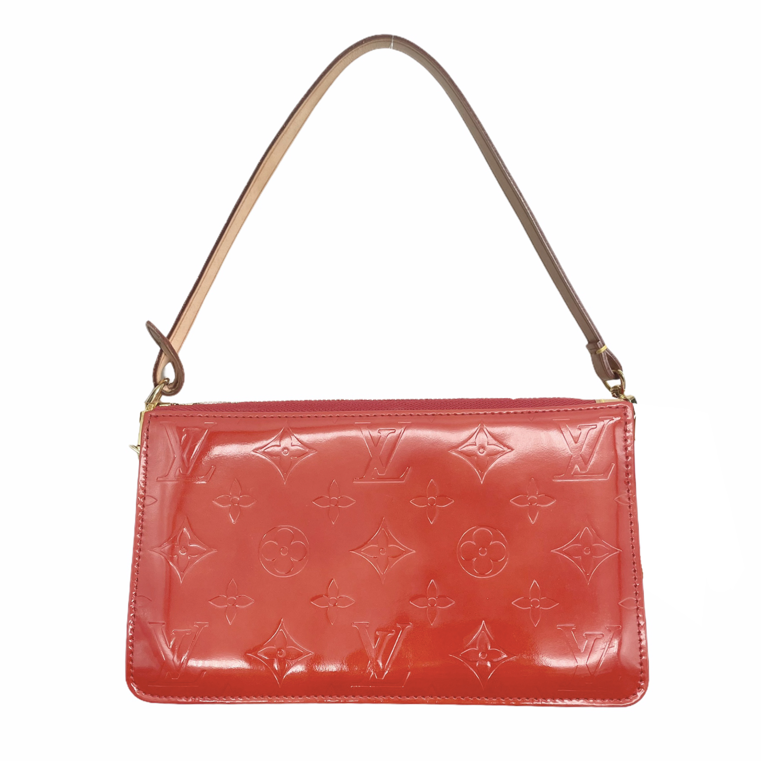 Louis Vuitton Vernis Pochette Mini Shoulder Bag in Red