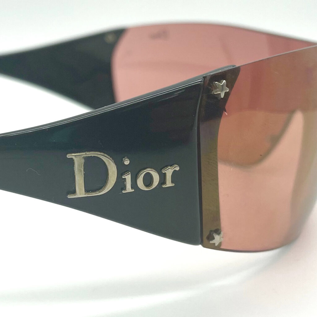 Dior Ski Rimless Shield Sunglasses in Red / Black Nitryl
