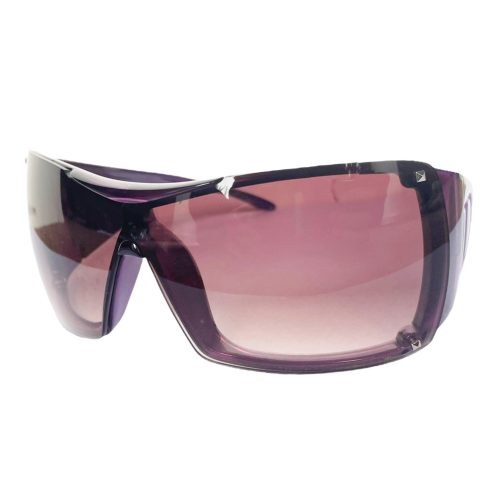 Vintage Dior Chunky Spellout Sunglasses in Purple | NITRYL