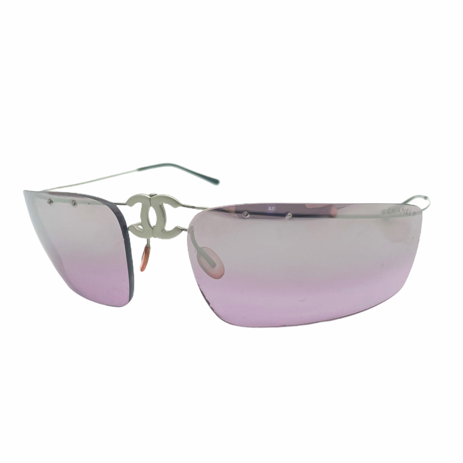 chanel purple sunglasses
