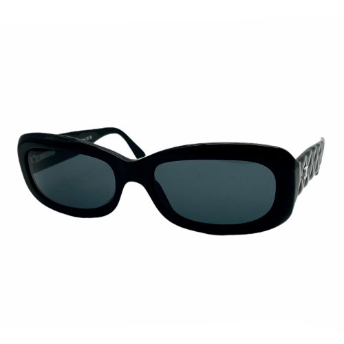Vintage Chanel Chunky Sunglasses in Black | NITRYL