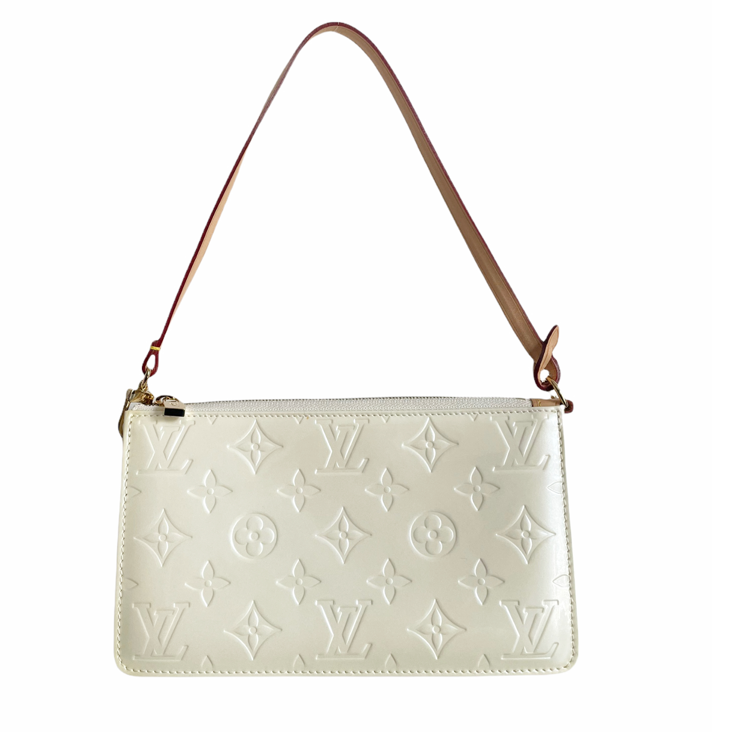 Louis Vuitton Monogram Vernis Pochette Mini Shoulder Bag in Cream