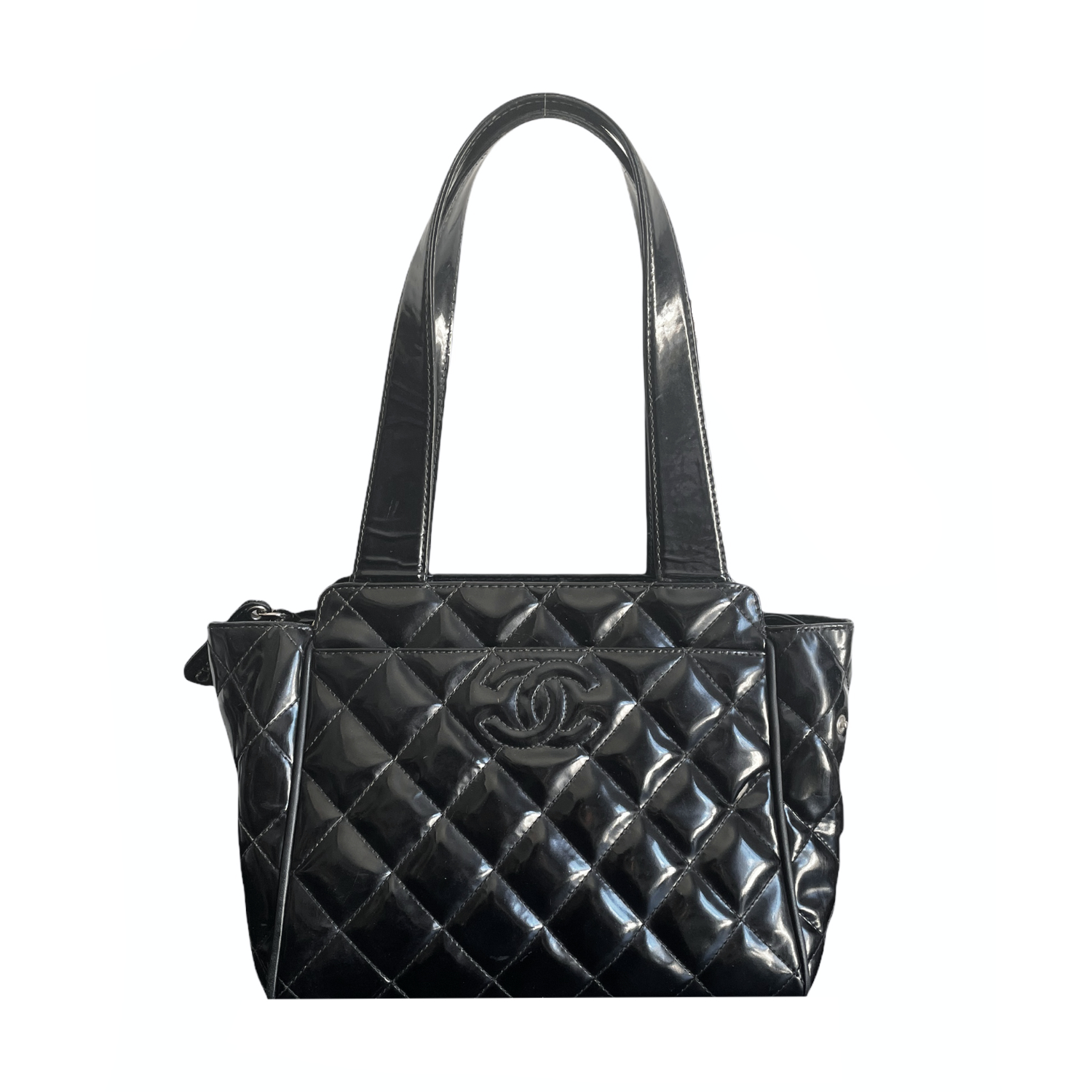 Vintage Chanel Mini Shoulder Bag in Black | NITRYL
