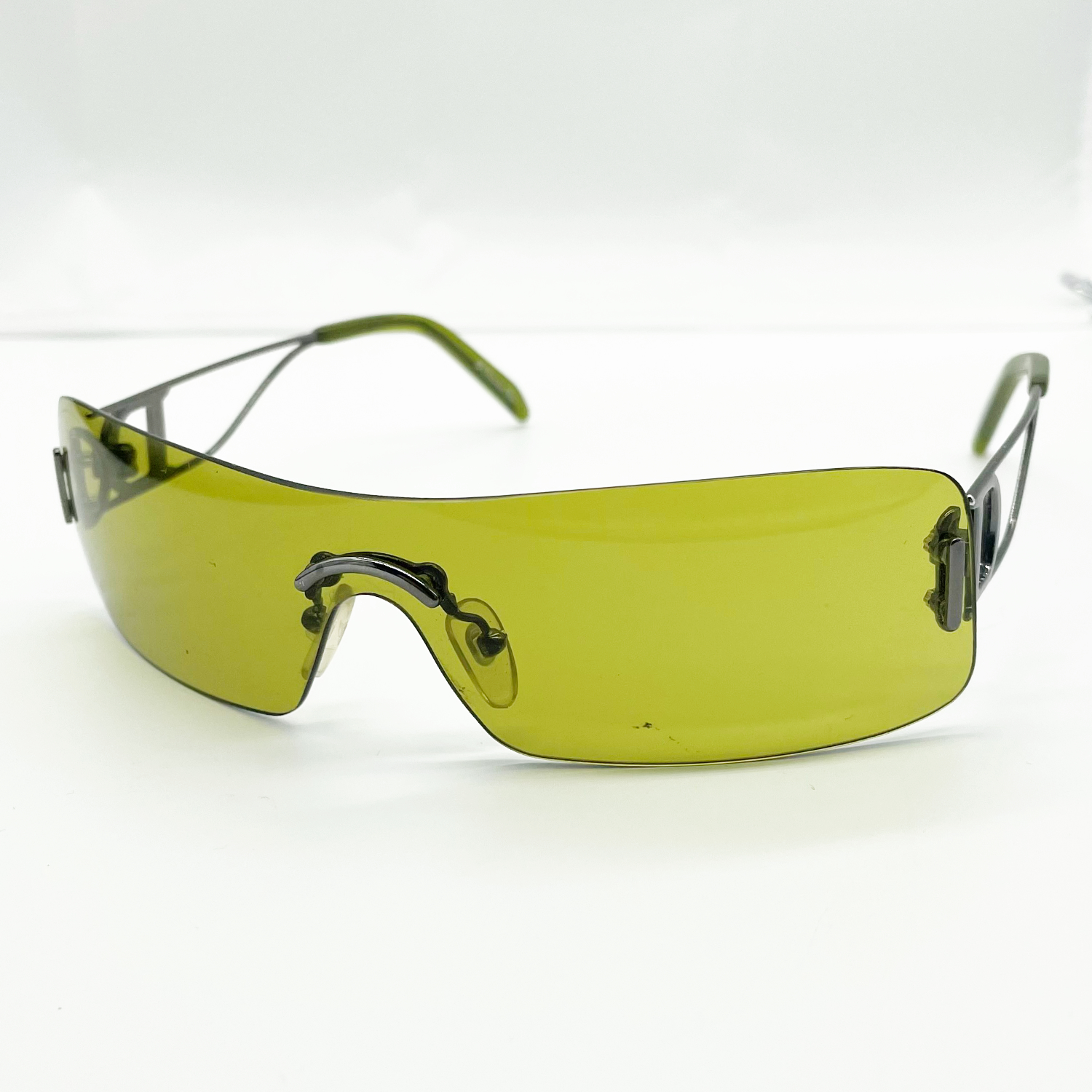 Dior Rimless Sunglasses in Green Nitryl