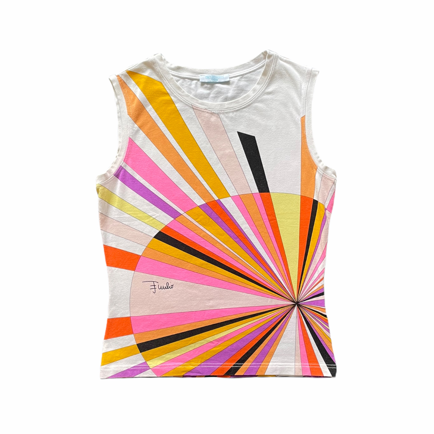 Vintage Emilio Pucci Abstract Vest Top Size XS | NITRYL