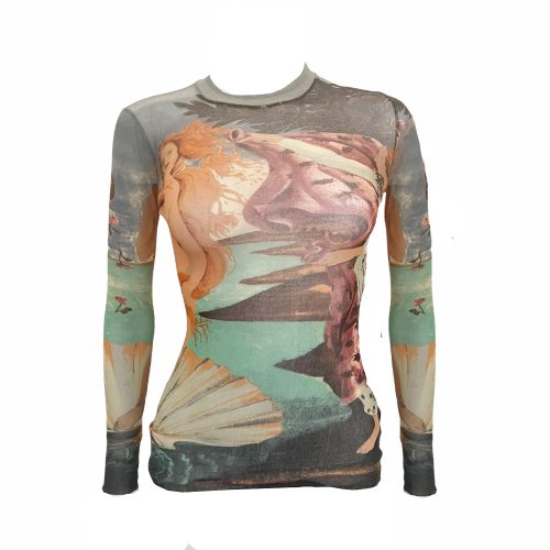 Vintage Jean Paul Gaultier Birth of Venus Mesh Top | NITRYL