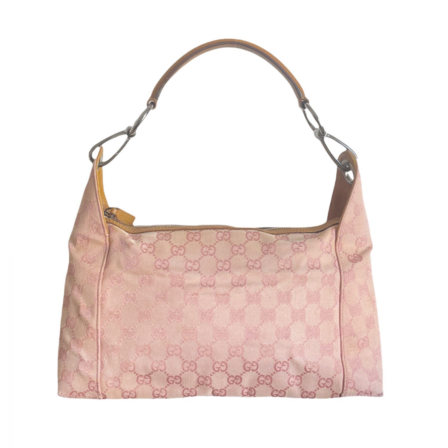 Vintage Gucci Monogram Shoulder Bag in Pink | NITRYL