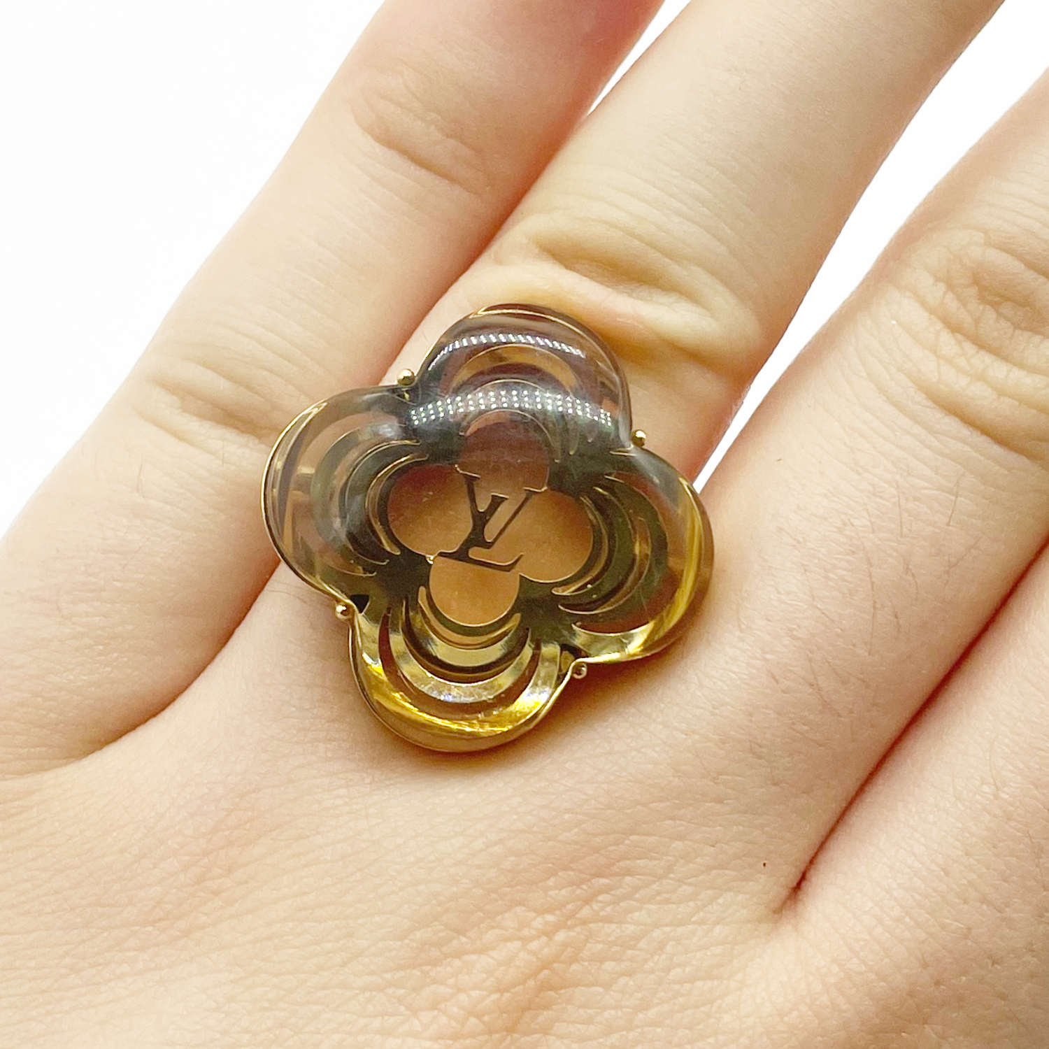 Louis vuitton resin ring discount