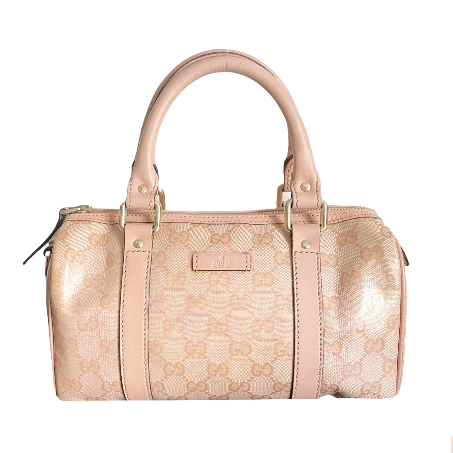 Gucci pink on sale boston bag
