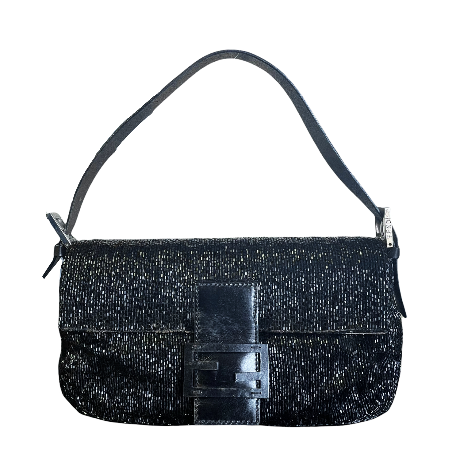 Fendi beaded baguette 2025 bag