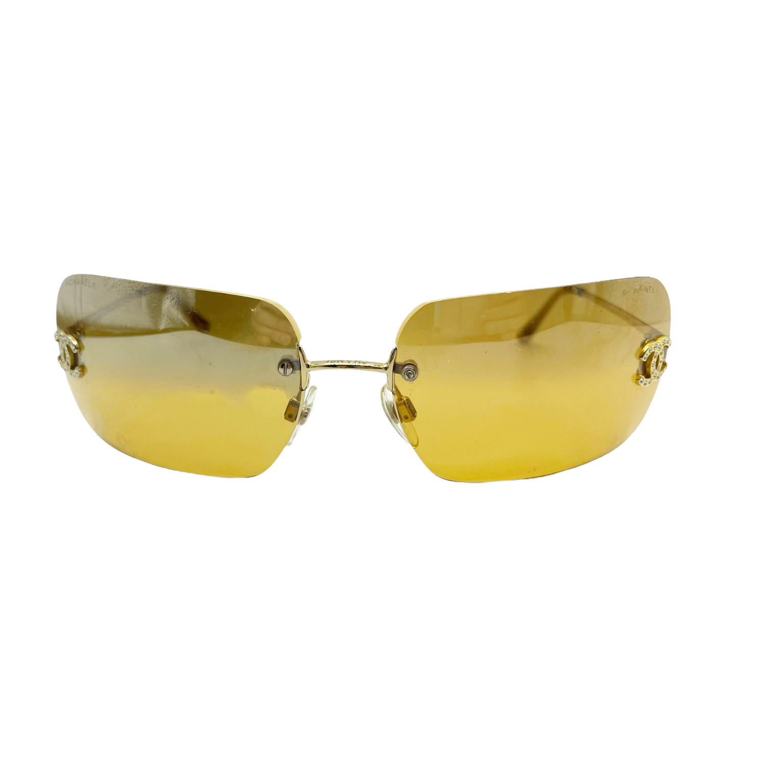 orange chanel sunglasses