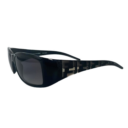 Vintage Fendi Chunky Logo Sunglasses in Black | NITRYL