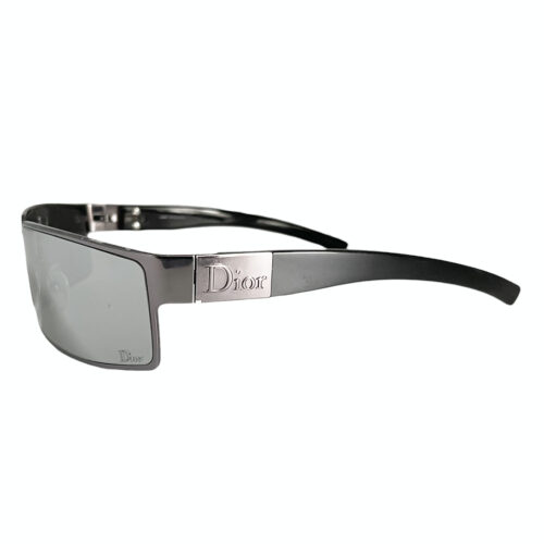 Vintage Dior Metal Chrome Sunglasses in Silver | NITRYL