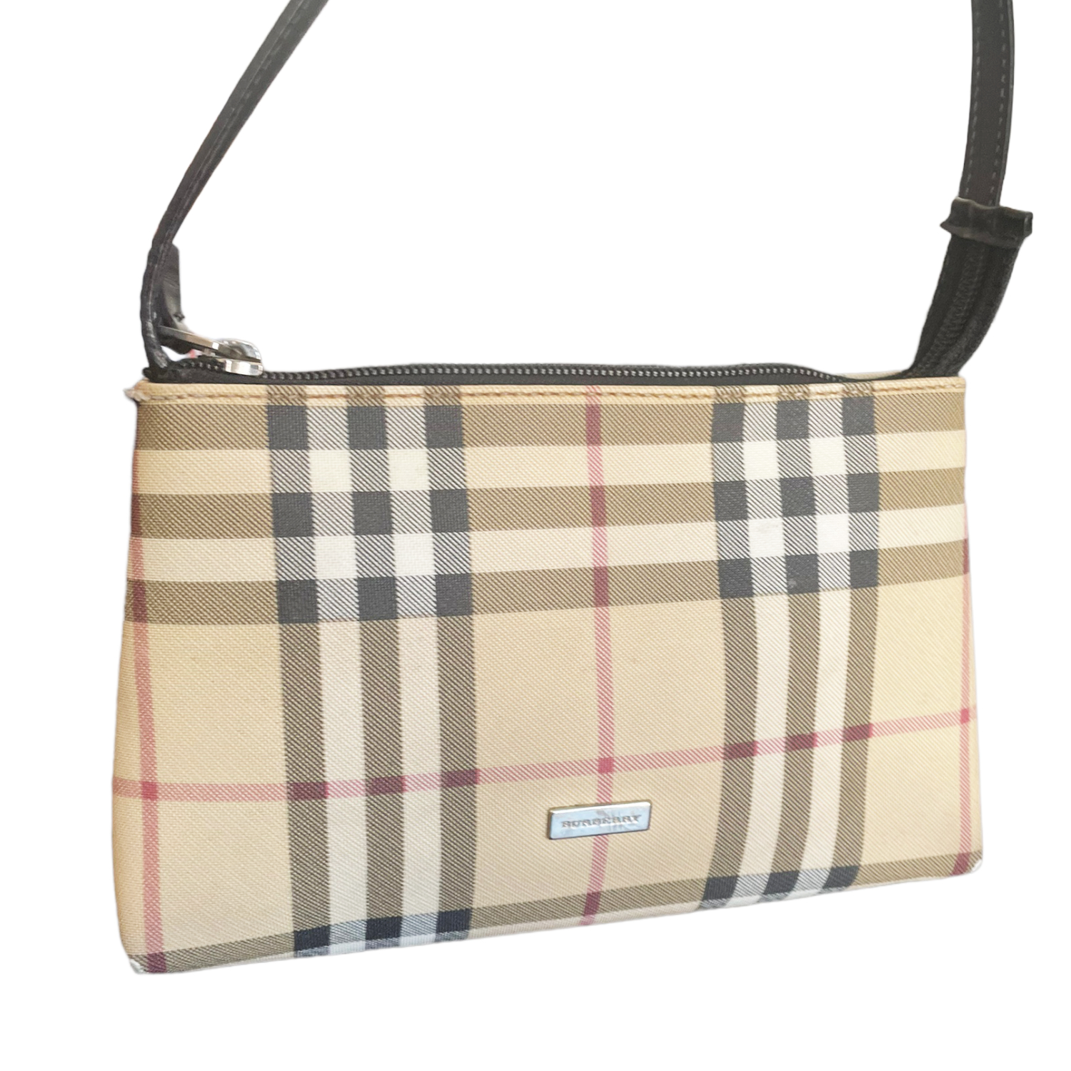 burberry nova check pochette