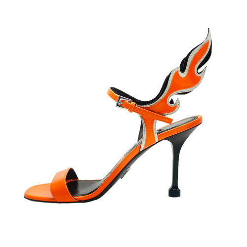 Prada Flame Heels in Orange UK 3.5 | NITRYL