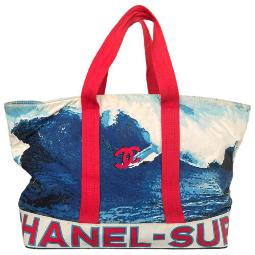 Vintage Chanel Surf Tote Bag | NITRYL