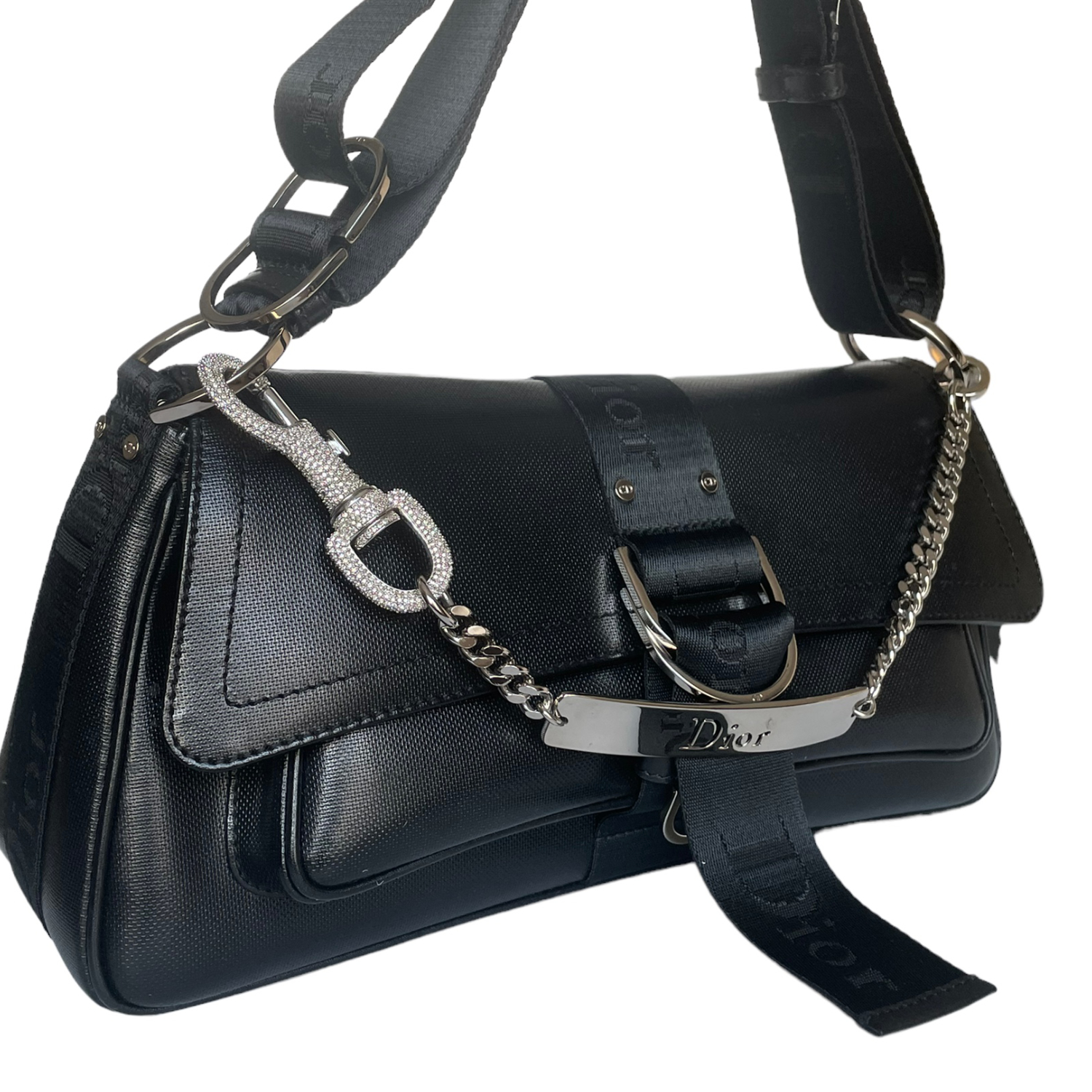 Dior Black D'Trick Shoulder Bag