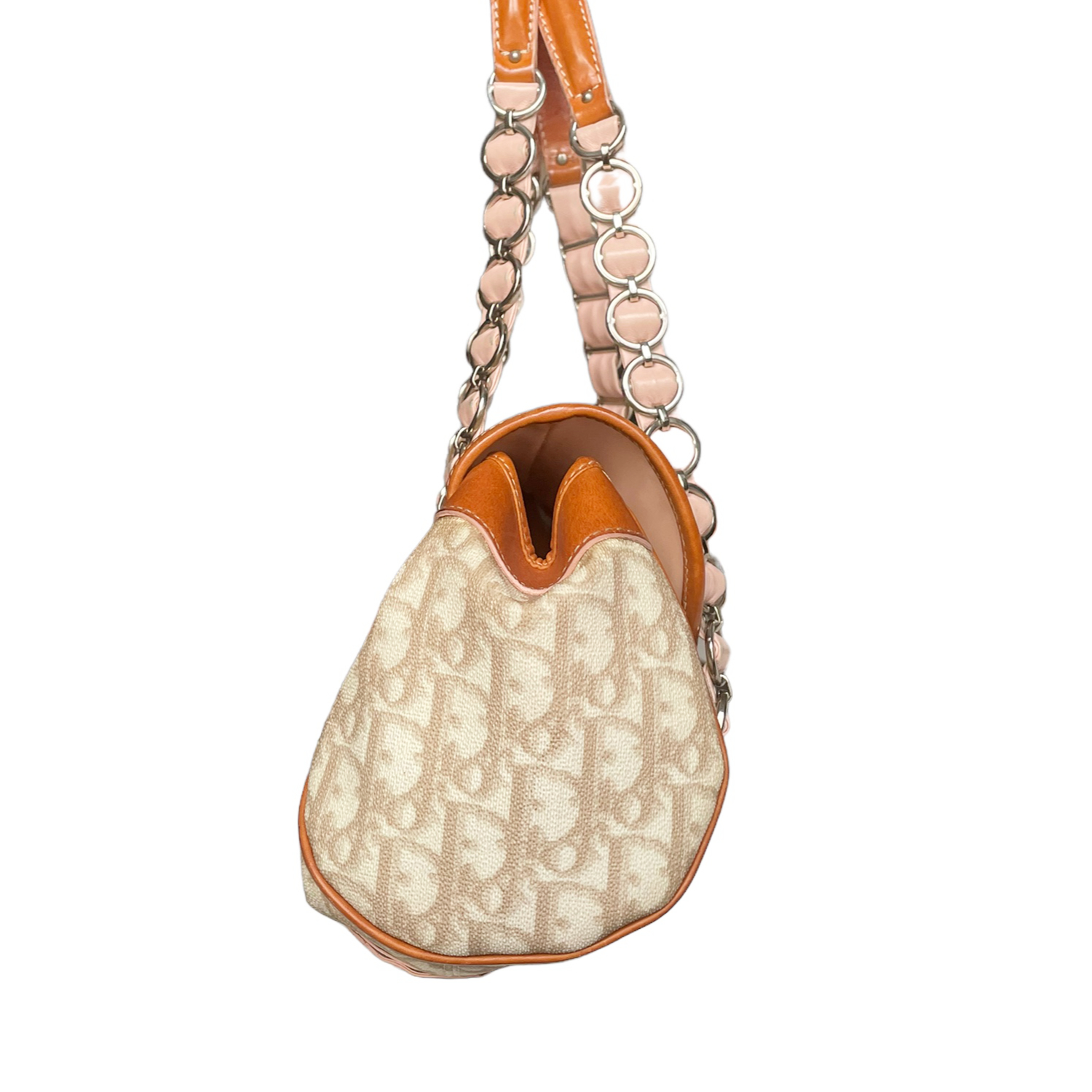 Dior Pink Monogram Shoulder Bag