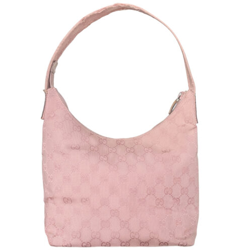 Vintage Gucci Monogram Shoulder Bag in Pink | NITRYL