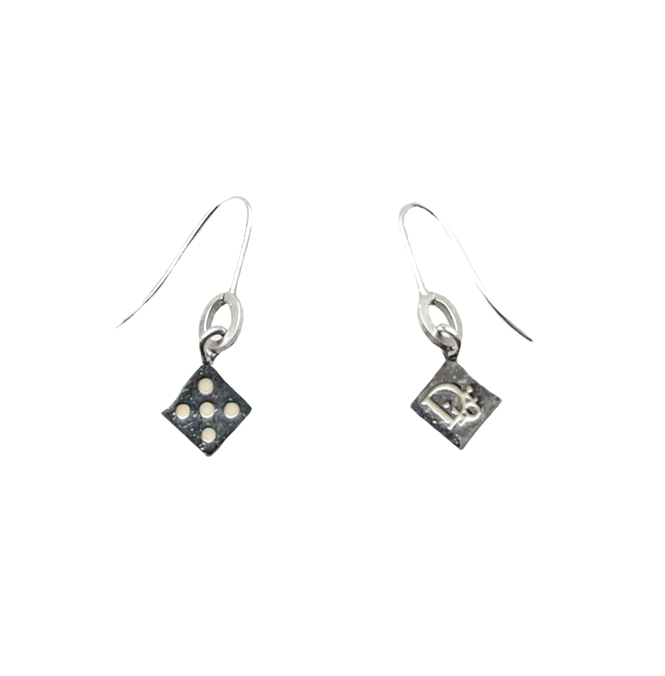 Dior on sale dice earrings