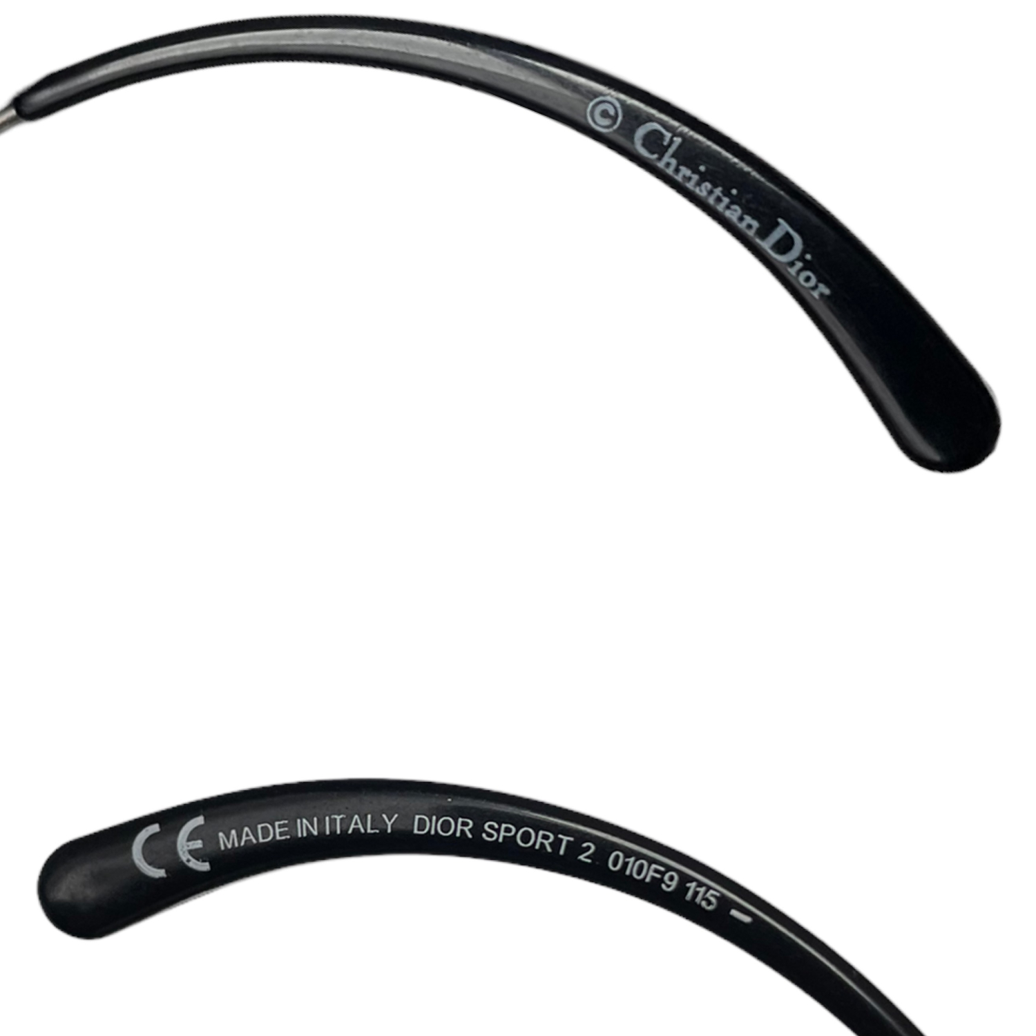 Dior Ski Oversized Wraparound Sport Sunglasses in Khaki / Black Nitryl