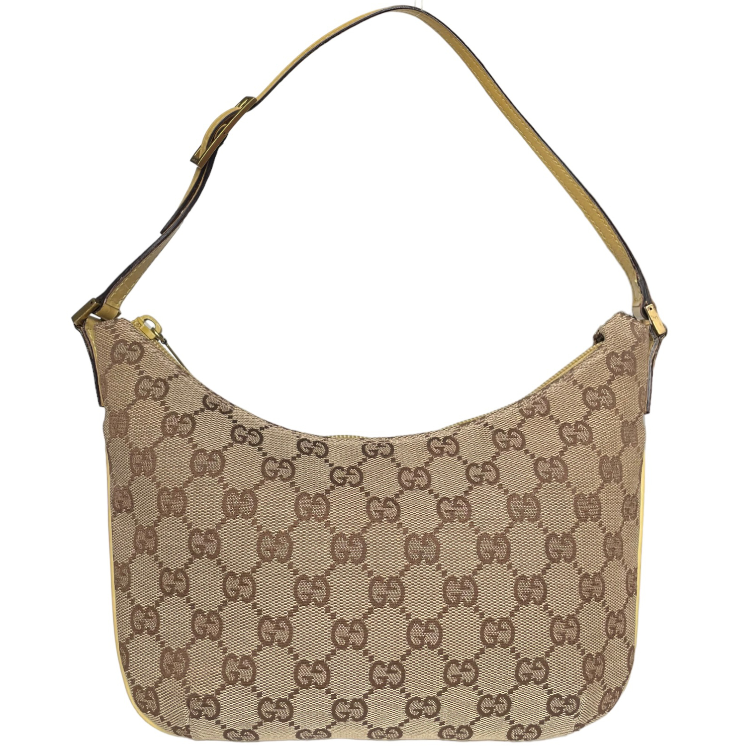 Gucci Monogram Crescent Shoulder Bag in Beige / Olive – Nitryl