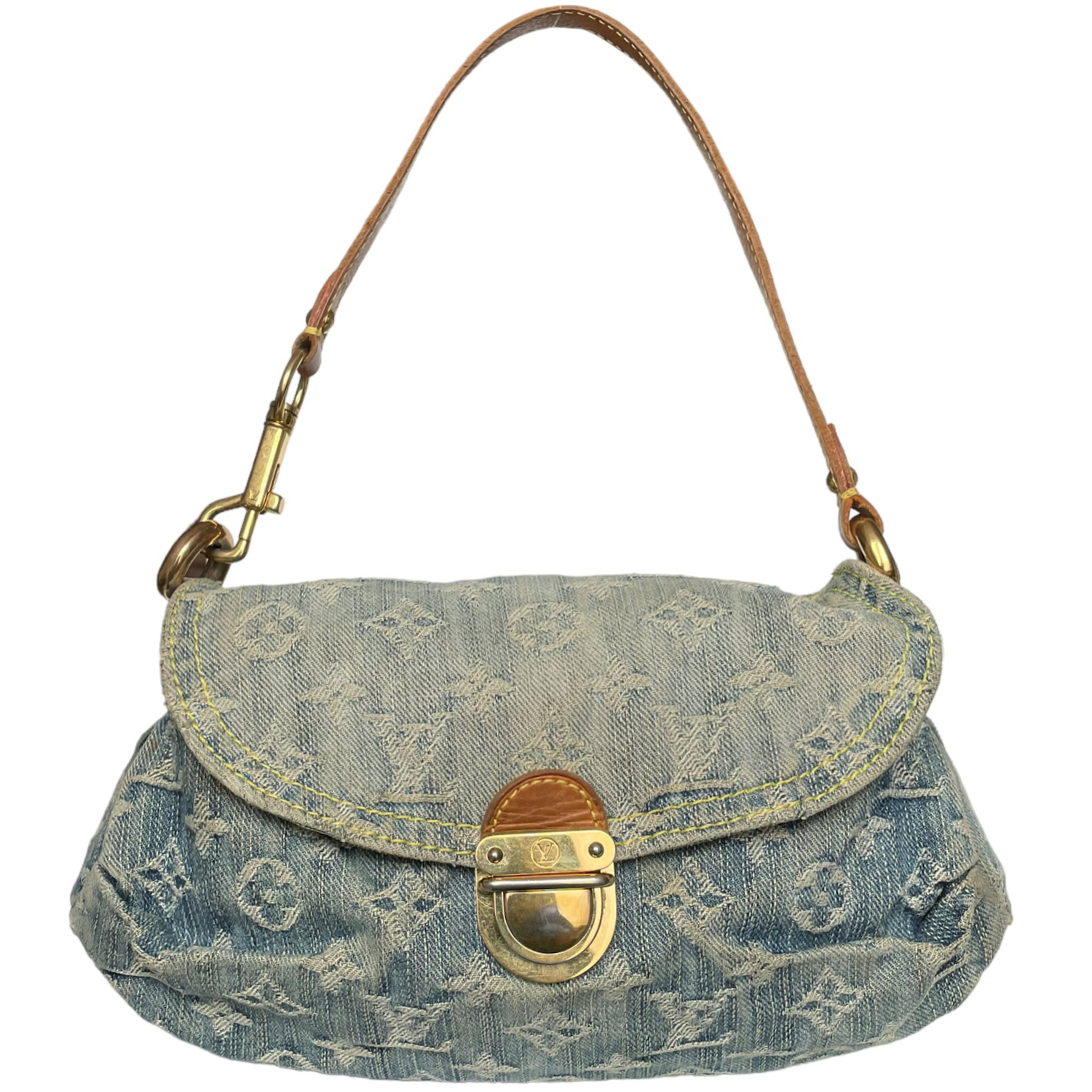 Louis vuitton blue jean purse top