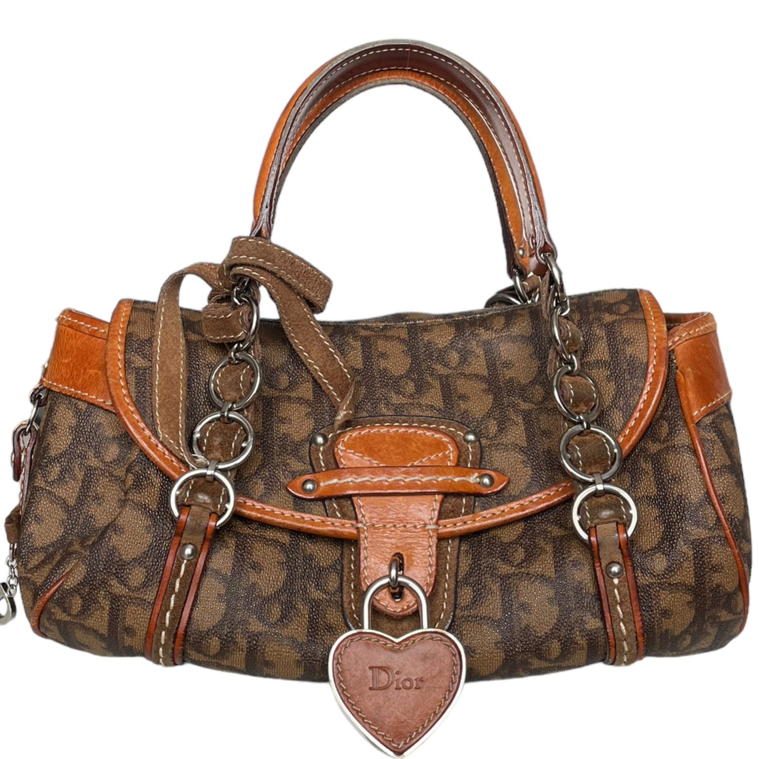 Dior mini 2025 leather heart bag