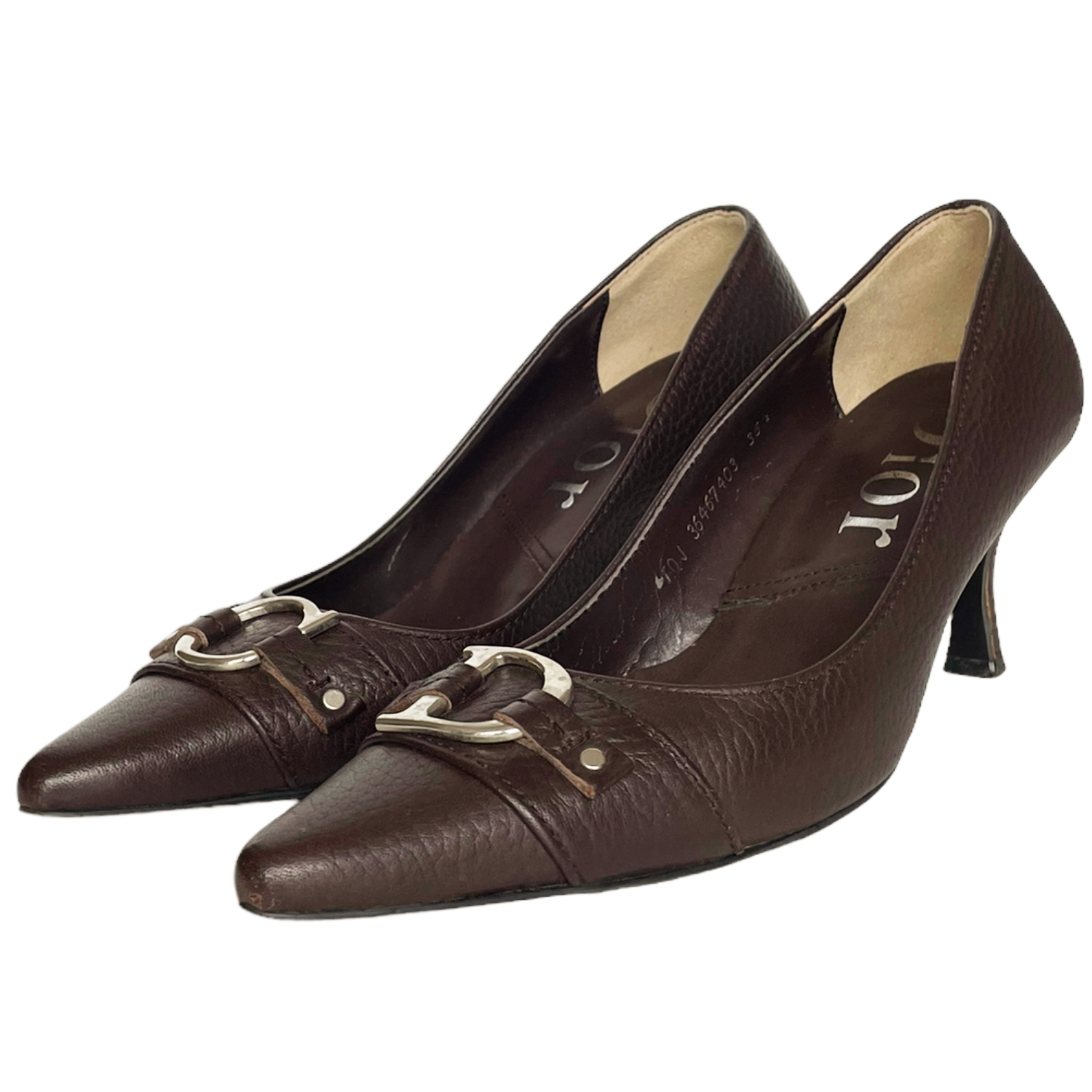 Dior pointed hot sale heels