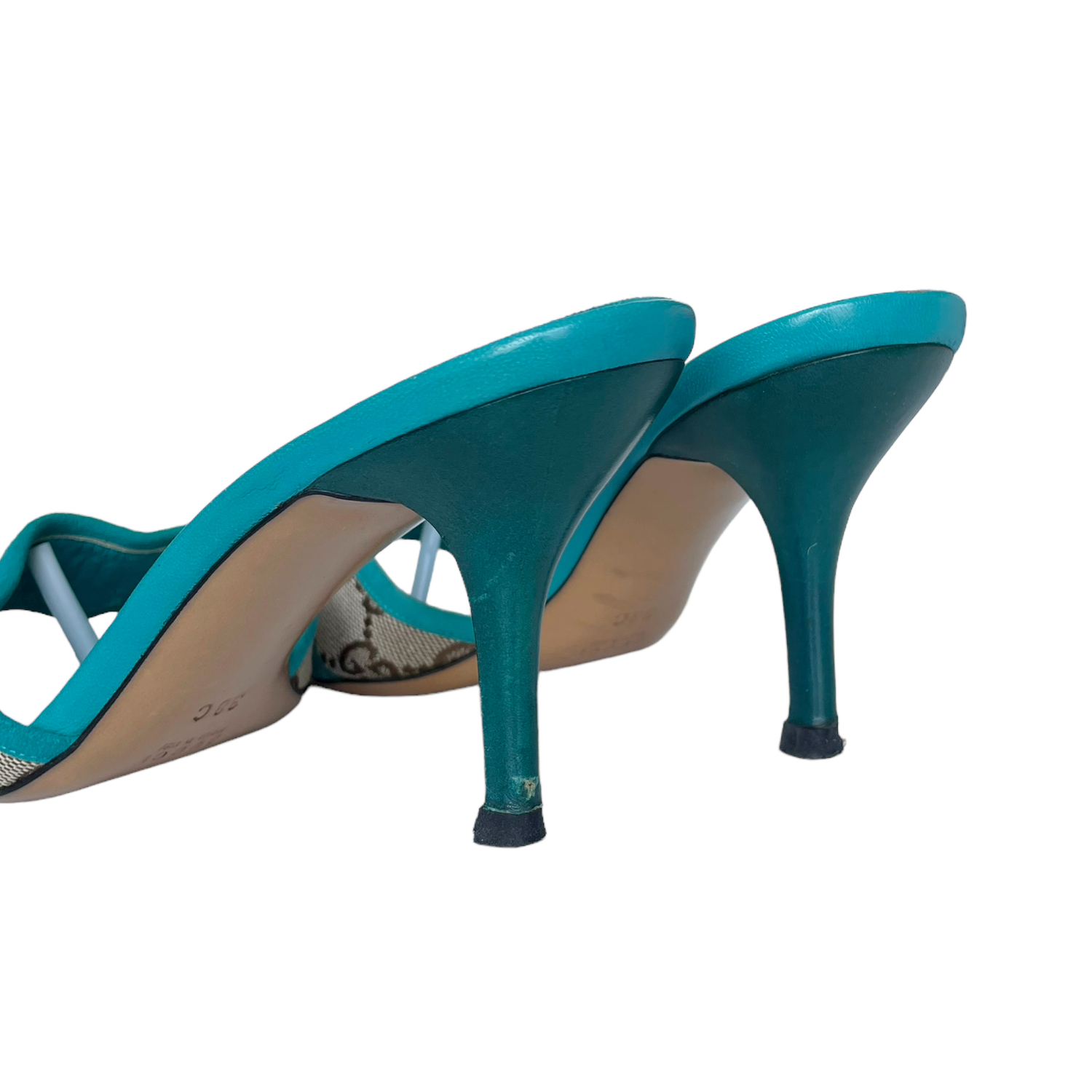 Turquoise on sale gucci shoes