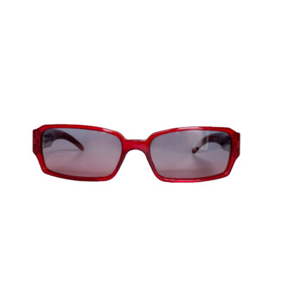 Chanel Diamante Spellout Sunglasses in Red / Silver – Nitryl