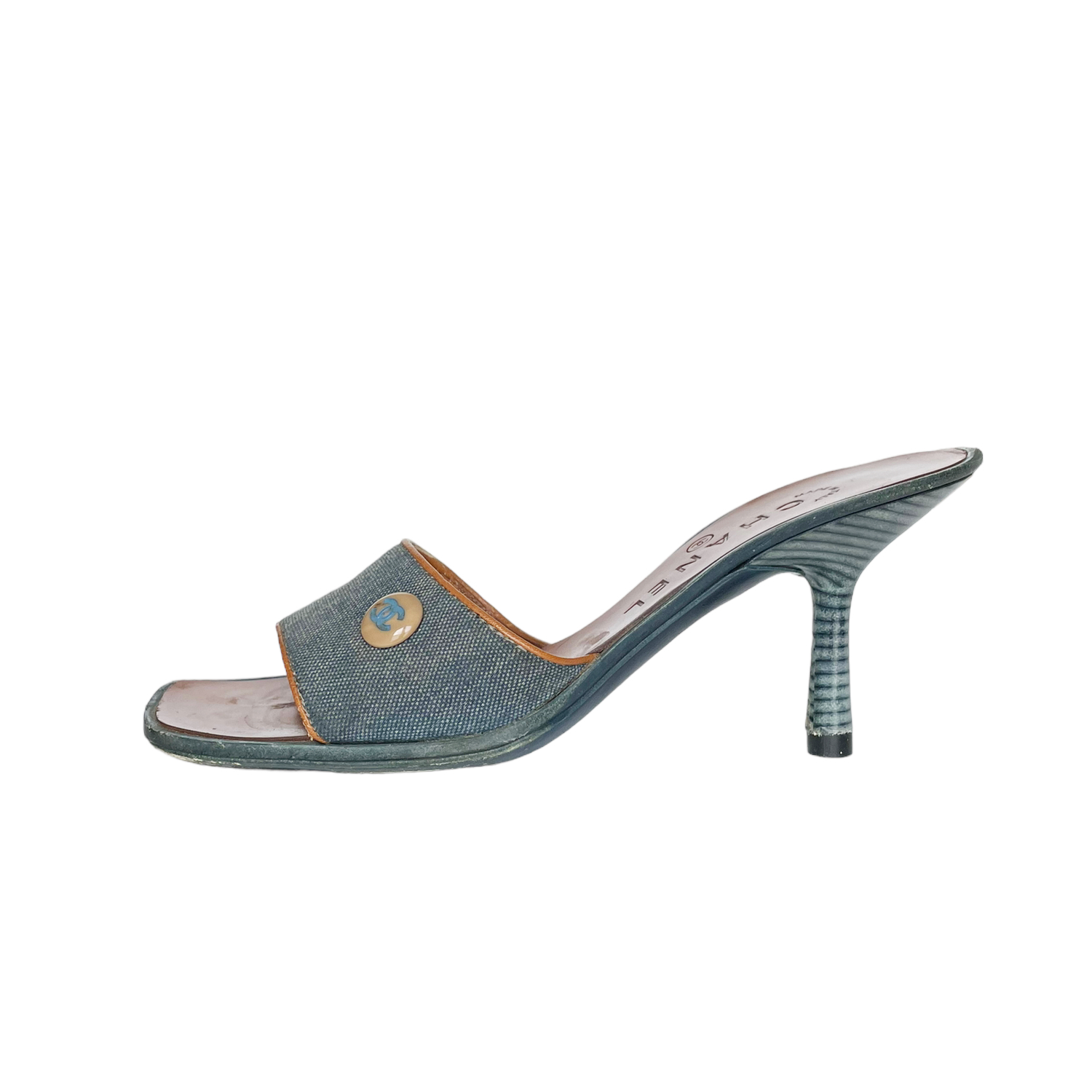 Chanel on sale denim shoes