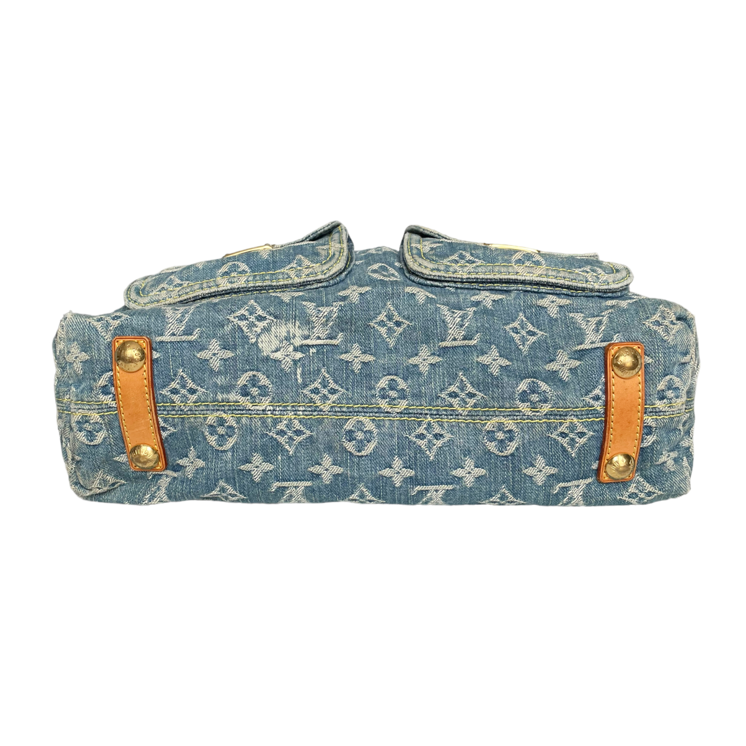 Louis Vuitton M68765 Beach Pouch Shoulder Bag Monogram Denim