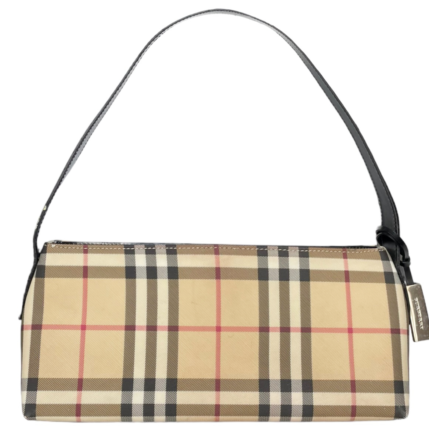 Vintage Burberry Nova Check Small Tote from Italy