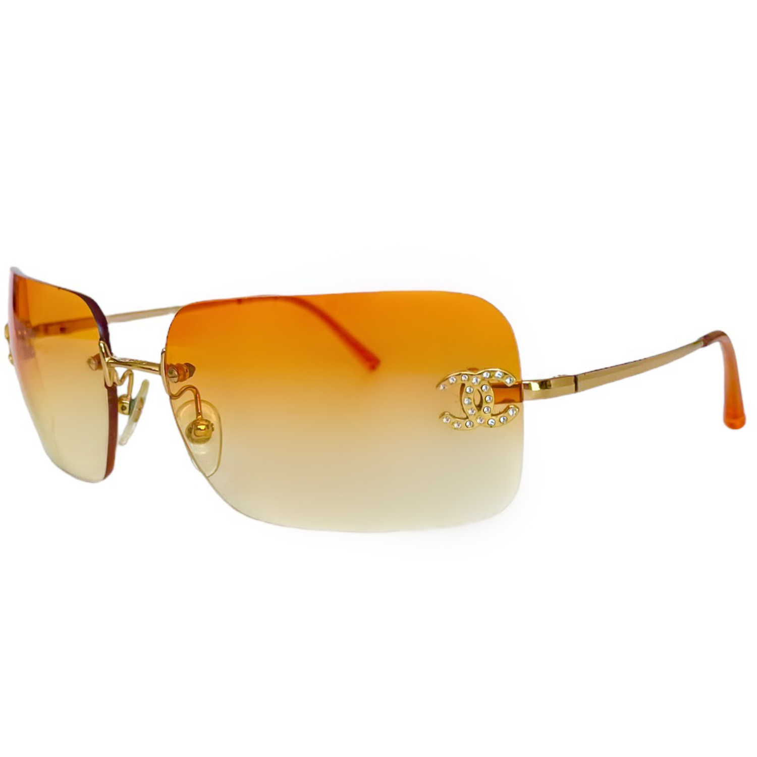 CH0146S-002 Sunglasses, Gold/Orange main image 0
