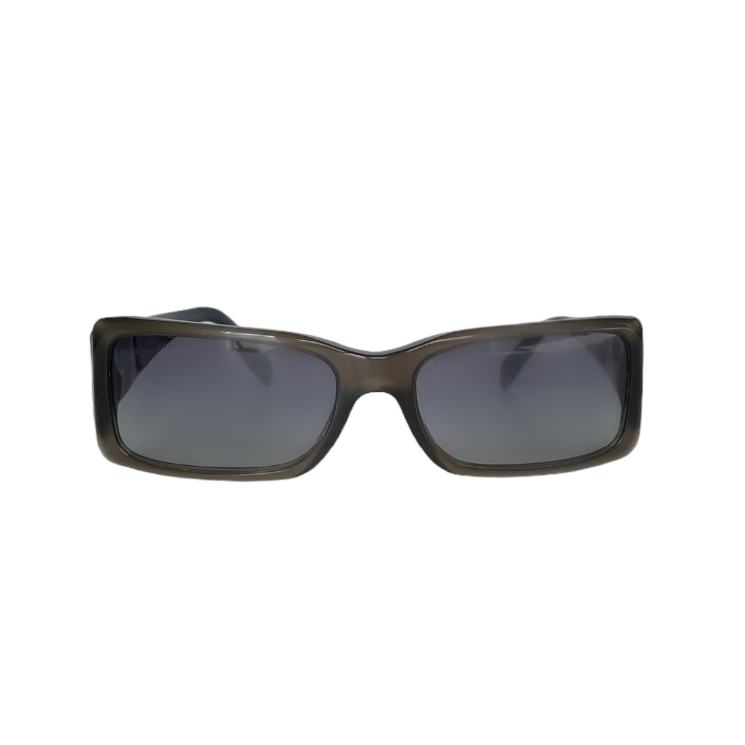 Chanel Logo Sunglasses in Brown Black