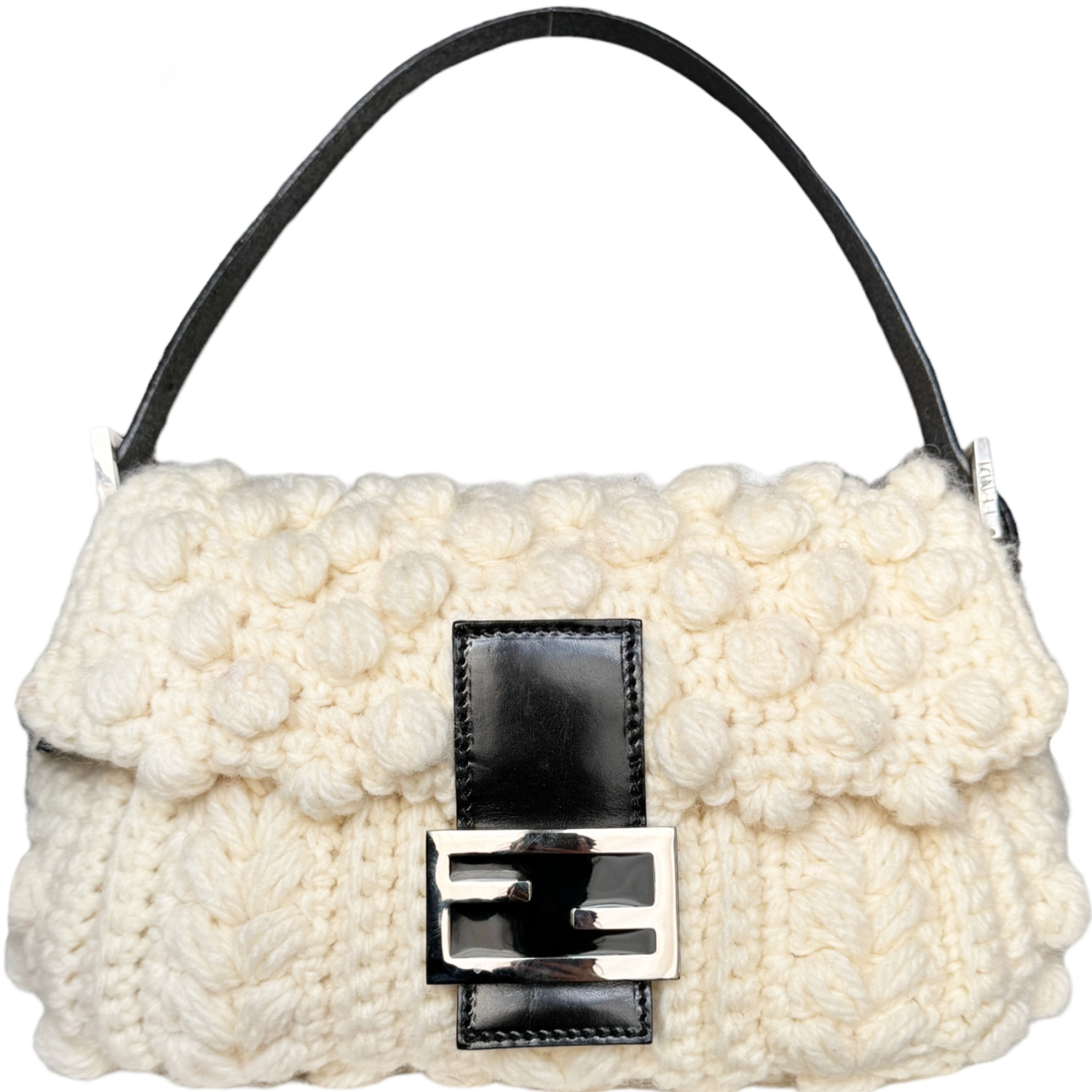 Fendi knit baguette sale
