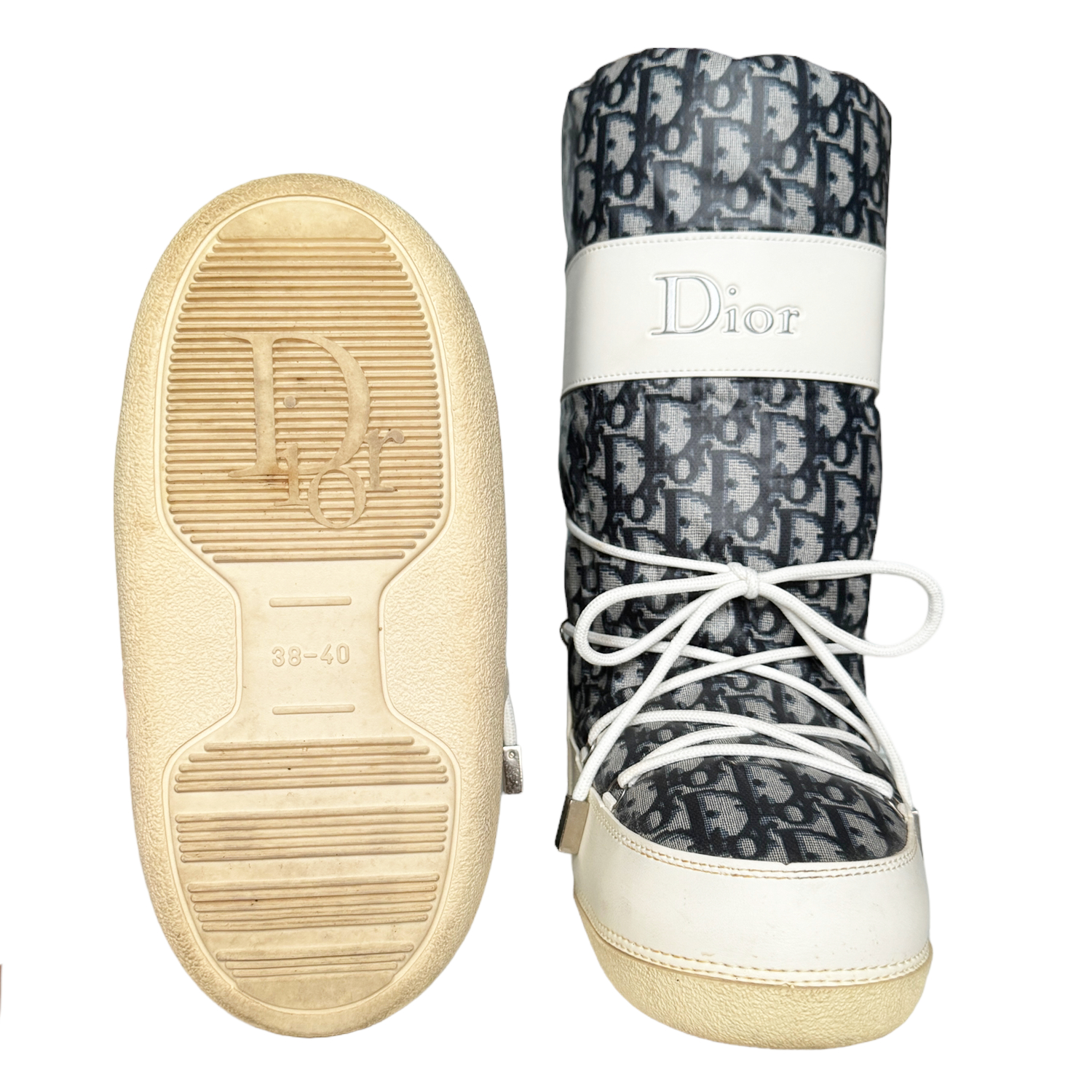 Dior moon sale boots white